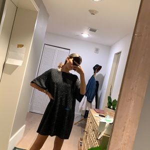 Sparkly T-shirt dress